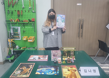 장애인직원 작품 활동 사진